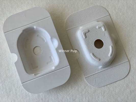 Smooth Wet Press Molded Pulp Sustainable Recycled Paper Pulp Living Hinge