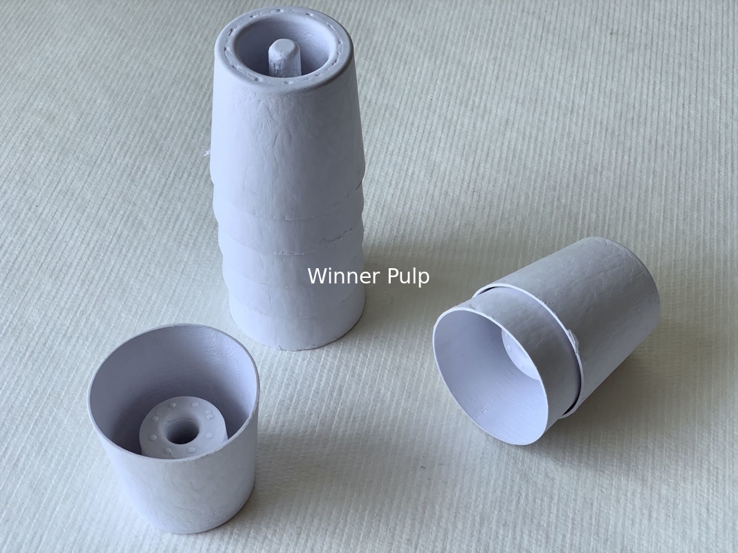 100% Biodegradable Dry Press Plant Molded Pulp Pots