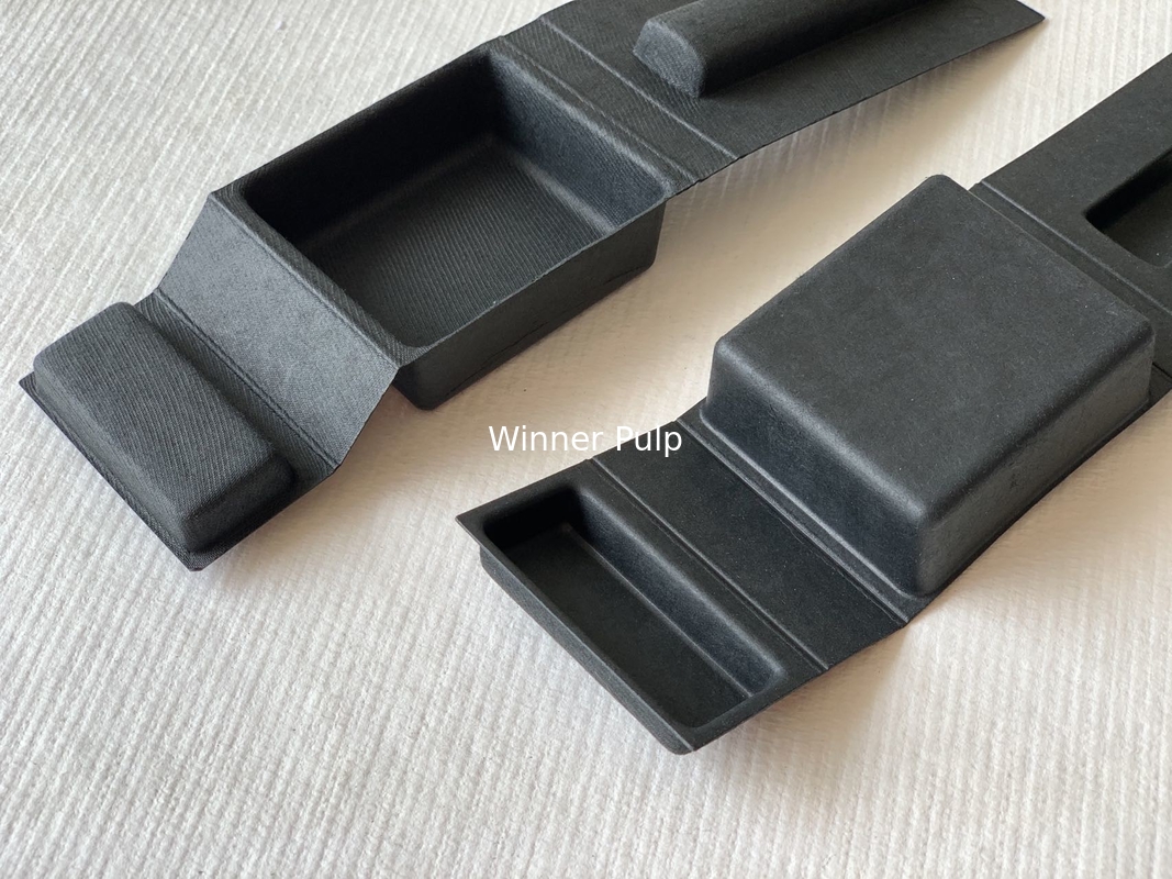 0.75mm Biodegradable Compostable Packaging Foldable Moulded Paper Pulp Packaging