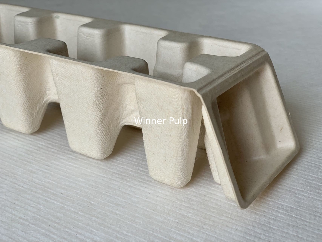 Processed Molded Fiber Packaging End Caps Thermoformed Egg Cartons Molded Pulp